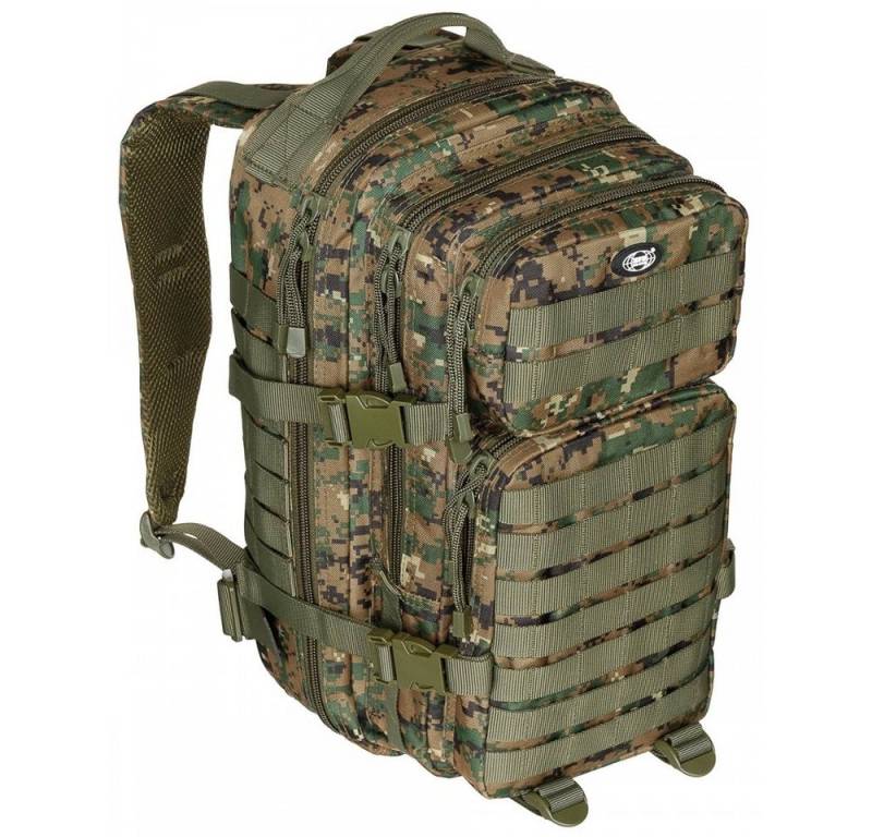 MFH Wanderrucksack US Rucksack, Assault I, digital woodland (Packung) von MFH