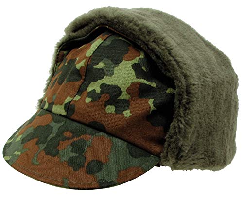 MaxFuchs Bundeswehr Wintermuetze, flecktarn, original TL Size: 60 von MFH