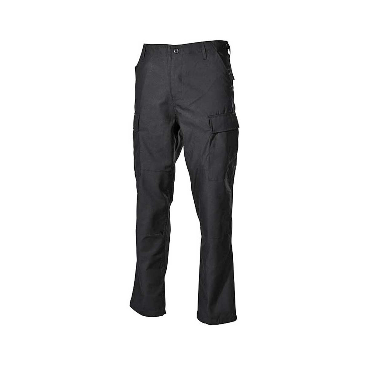 Schwarze Kampfhose / Security mit doppelten Knien, Hintern 2XL von MFH