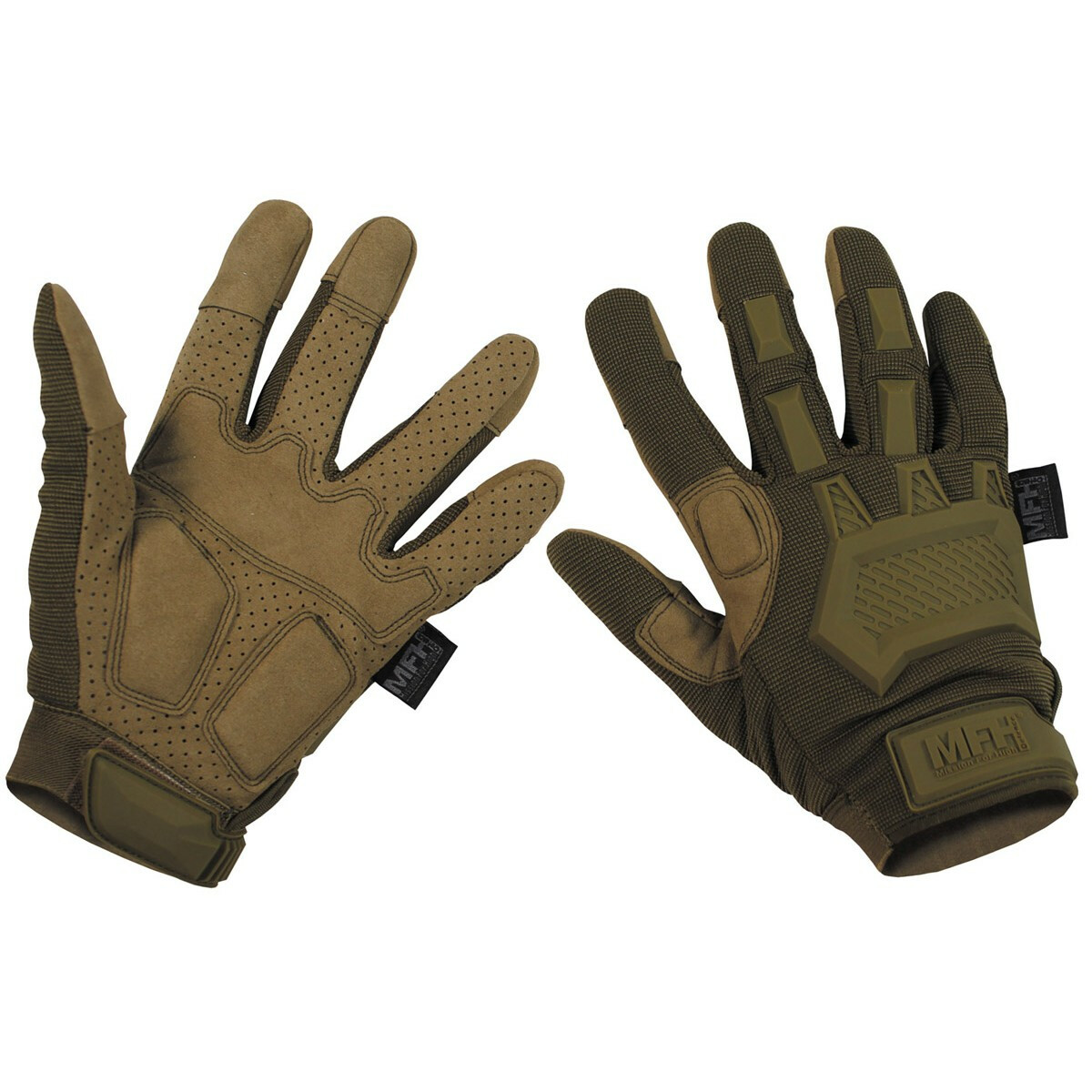 Tactical Handschuhe, Einsatzhandschuhe Action", Paintball, Softair, Security Coyote XL" von MFH