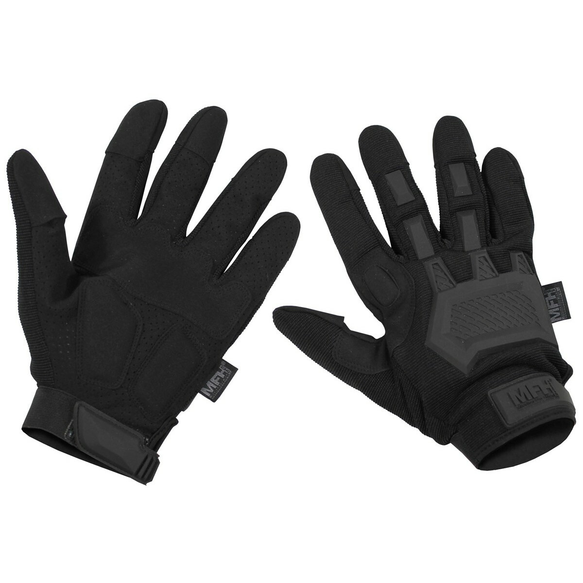 Tactical Handschuhe, Einsatzhandschuhe Action", Paintball, Softair, Security Schwarz M" von MFH