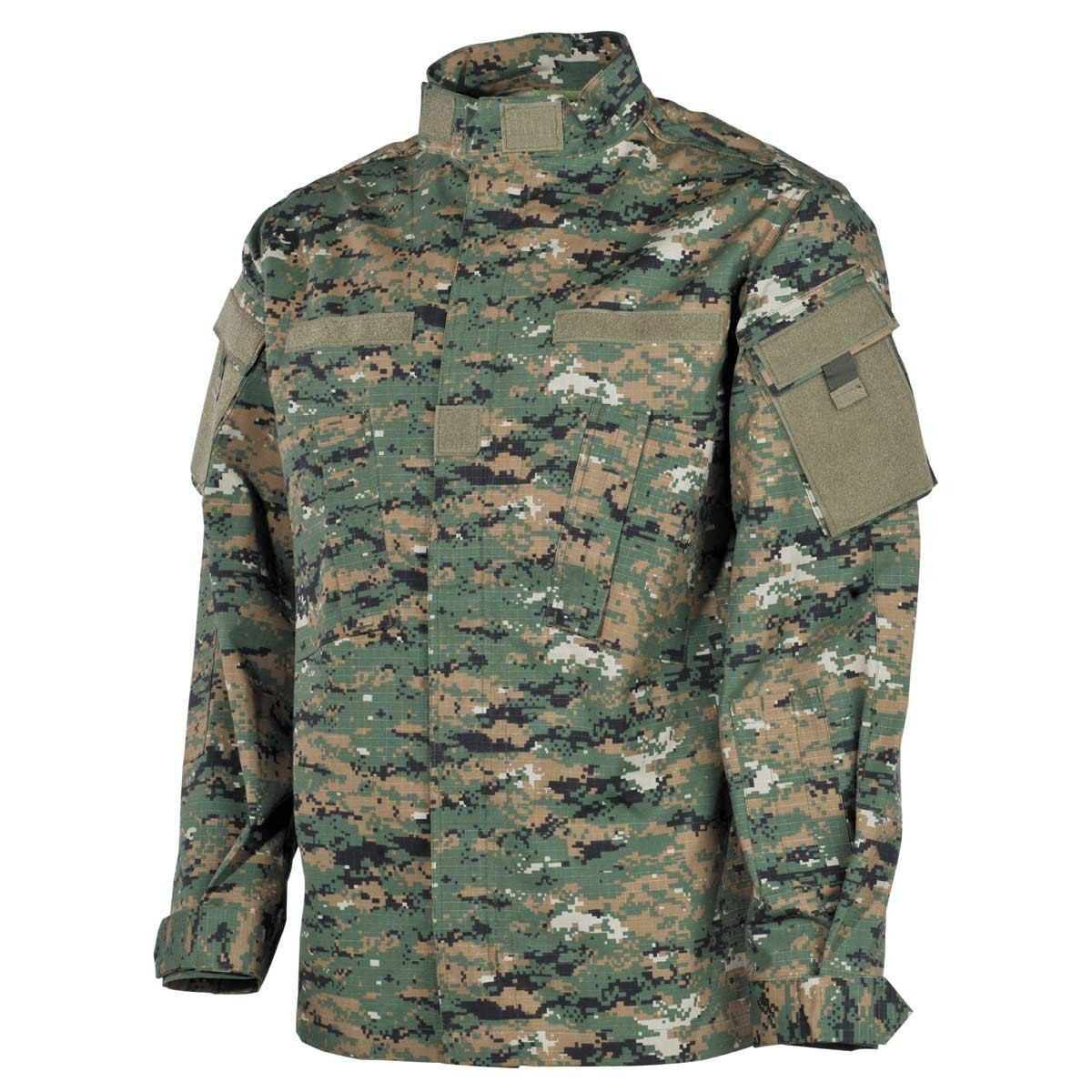 US Feldjacke, ACU, Rip Stop, digital woodland flecktarn L von MFH