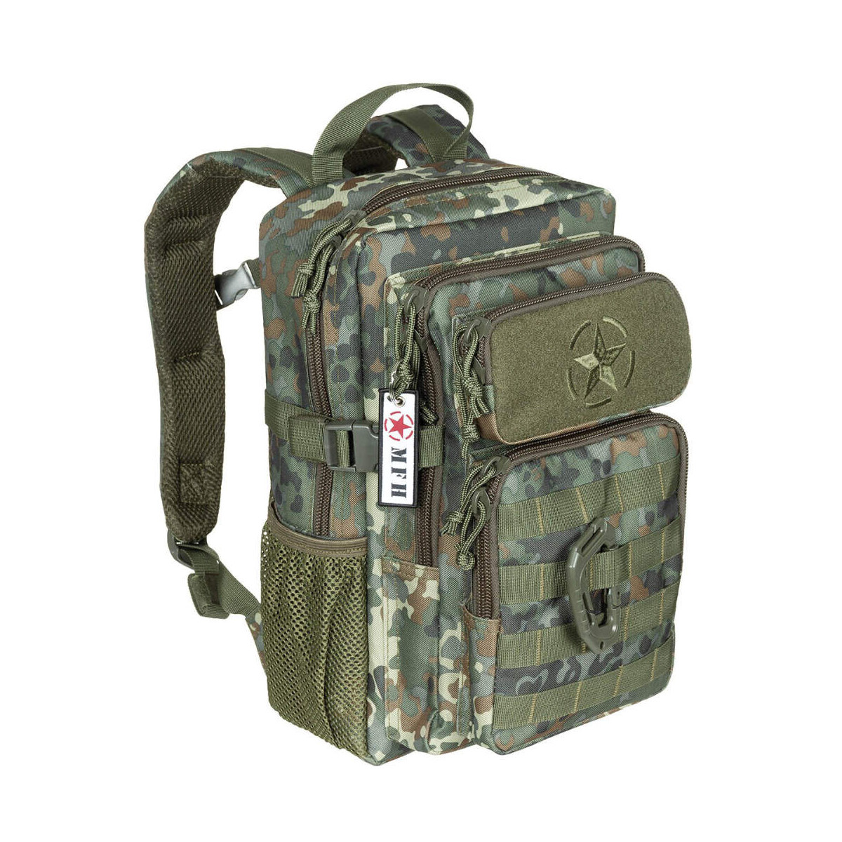 US Rucksack, Assault, Youngster", flecktarn - 23 x 37 x 22 cm" von MFH