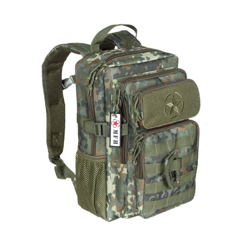 US Rucksack, Assault, Youngster", flecktarn - 23 x 37 x 22 cm" von MFH