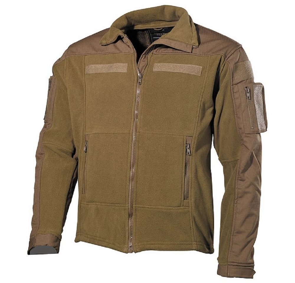 MFHHighDefence Fleecejacke Fleece-Jacke, Combat, coyote tan - XXXL von MFHHighDefence