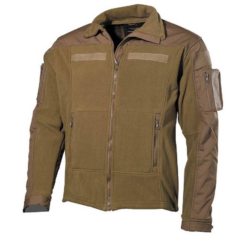 MFHHighDefence Fleecejacke Fleece-Jacke, Combat, coyote tan - XXXL von MFHHighDefence