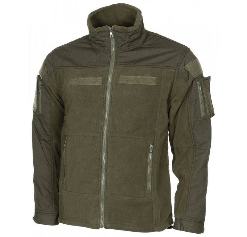 MFHHighDefence Fleecejacke Fleece-Jacke, Combat, oliv - 4XL von MFHHighDefence