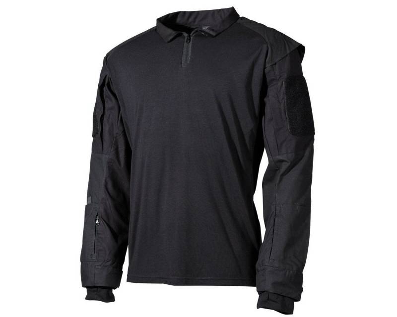 MFH Outdoorhemd US Tactical Hemd, langarm, schwarz von MFH