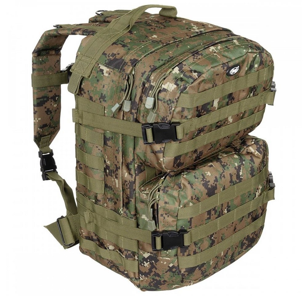 MFHHighDefence Rucksack US Rucksack, Assault II, digital woodland (Packung) von MFHHighDefence