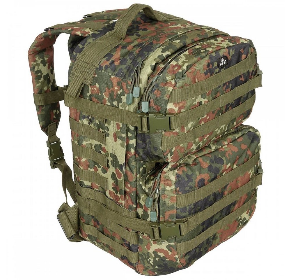 MFHHighDefence Rucksack US Rucksack, Assault II, flecktarn (Packung) von MFHHighDefence