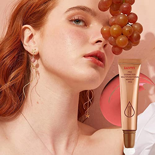 Flüssige Foundation | Natürliches Concealer-Make-up | 20 ml Deckkraft-Make-up mit Schwamm-Applikator für einen seidig-glänzenden Satin-Look für Frauen fjs von MFJS