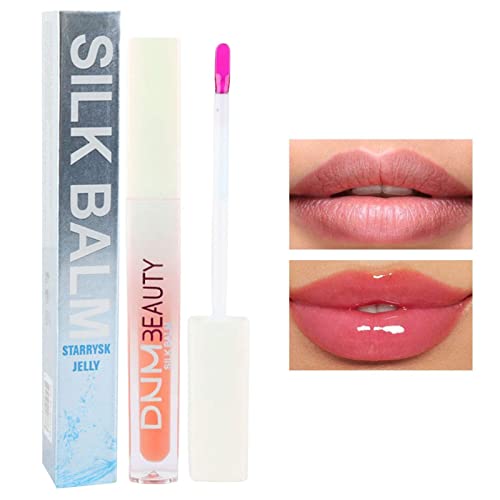 MFJS Farbwechselnder Lippenbalsam - Smooth Color Lip Plumper - Lip Stain Light Texture Starke feuchtigkeitsspendende Wirkung Machen Sie die Lippen glatter und voller Ändern Sie die Lippenfarbe von MFJS