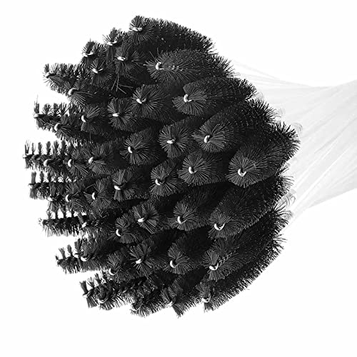 Mascara-Stäbe | Nylon-Augenbrauen-Spule, Spiralende, tragbar, Wimpernverlängerungszubehör, Bürste, dicke, verzogene Wimpern für dicke oder dünne lange oder kurze Wimpern Mfjs von MFJS