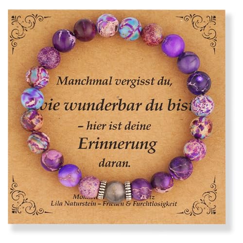 MFSIHZT Geschenke für Frauen, Geburtstagsgeschenk für Freundin Armband Damen Teenager Mädchen Freund Schwester Mama Omatrauzeugin Bff Alter 18 30 40 50 60 von MFSIHZT