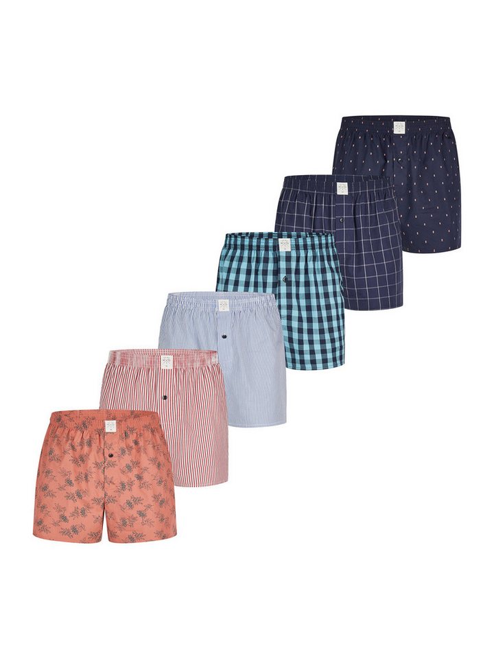 MG-1 Boxer Classics (6-St) Männer American Boxershorts Trunks von MG-1