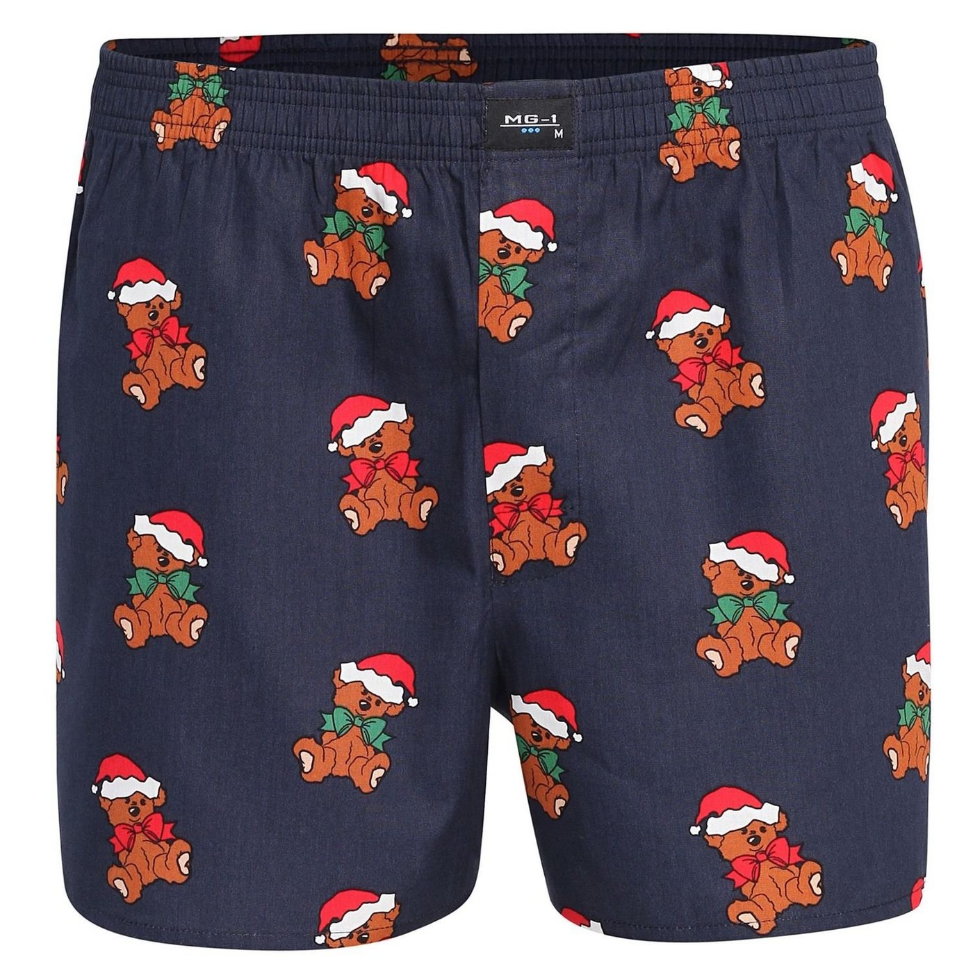 MG-1 Boxershorts 1er, 2er und 4er Pack MG-1 Herren Webboxer WEIHNACHTEN X-MAS Christmas (1-St) von MG-1