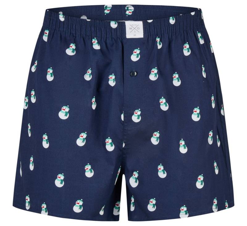 MG-1 Boxershorts MG-1 Herren Boxershorts aus 100% Baumwolle mit Weihnachtsmotiv (1-St) von MG-1