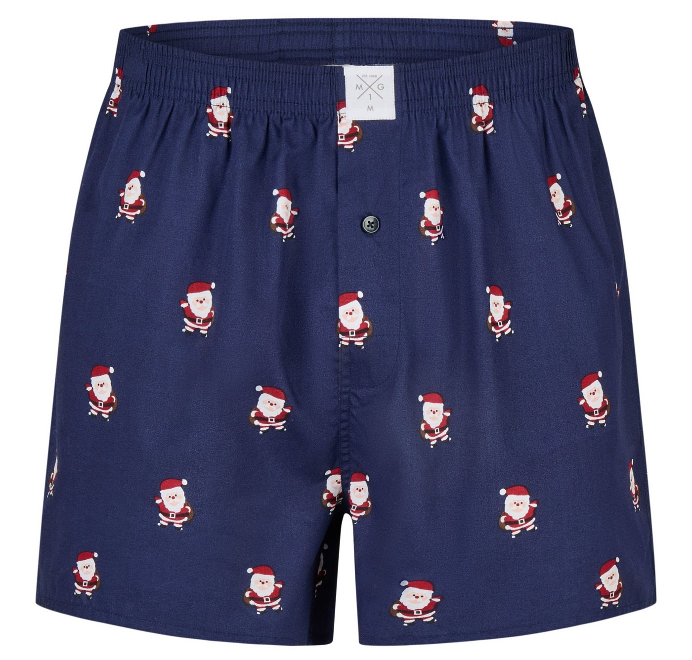 MG-1 Boxershorts MG-1 Herren Boxershorts aus 100% Baumwolle mit Weihnachtsmotiv (1-St) von MG-1