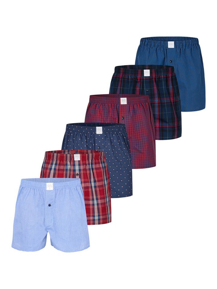 MG-1 Retro Boxer Classics (6-St) Retroshorts, Vintage Boxer, Klassische Boxer von MG-1