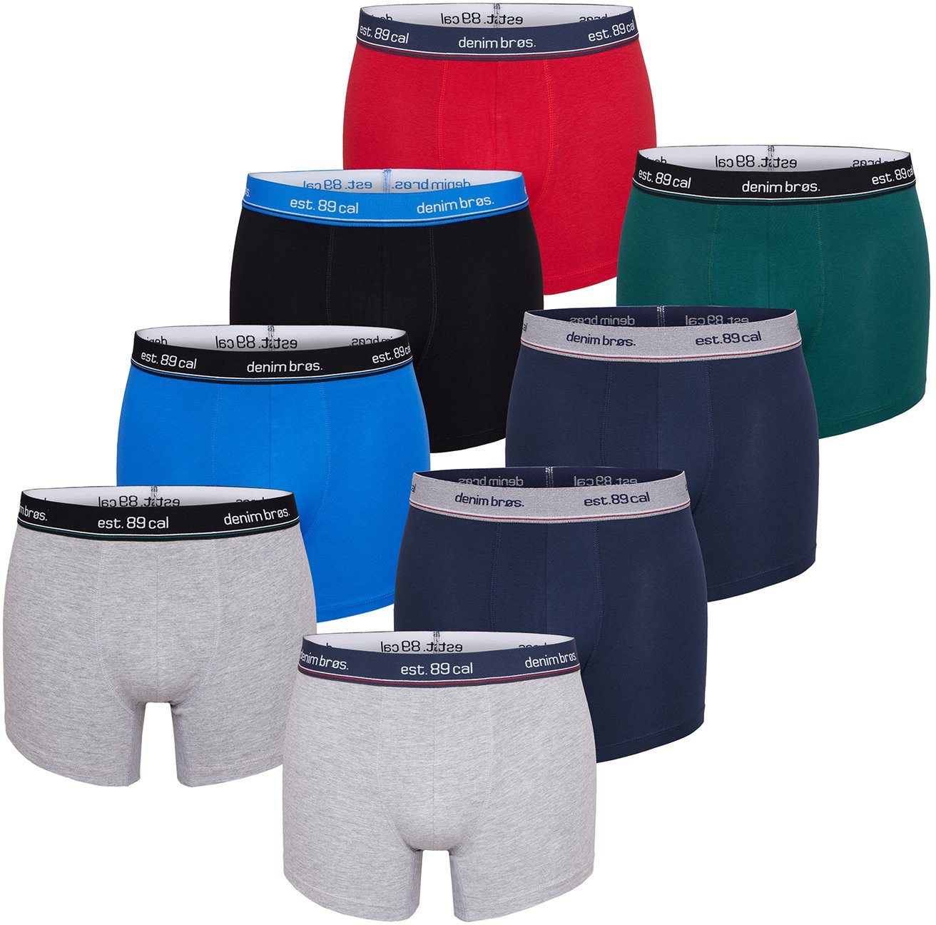 MG-1 Retro Boxer Mix Colors (8-St) Retro-Boxer retroshorts boxershorts von MG-1