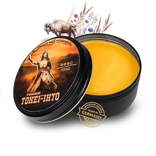 MG Pomade TOKEI-IHTO, Herren, wasserfest und pflegend, ölbasierte Haarpomade, Natürliche Wachs-Formulierung für mittelfesten (firm) Halt, Haar Wax, Haarwachs Männer, Haar- Bart Styling von MG Pomaden
