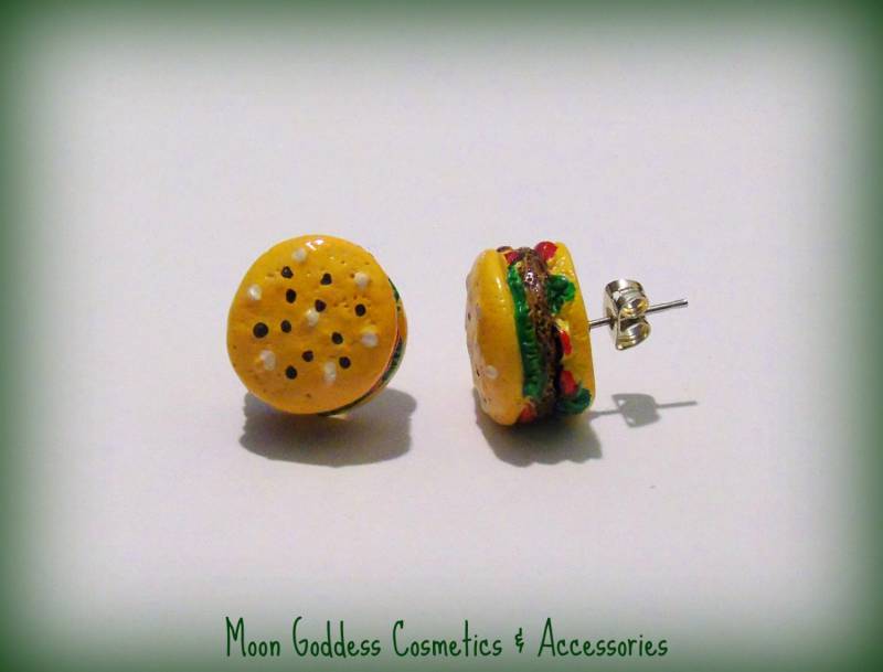 Hamburger Ohrstecker Hamburger Ohrstecker von MGCosmetics