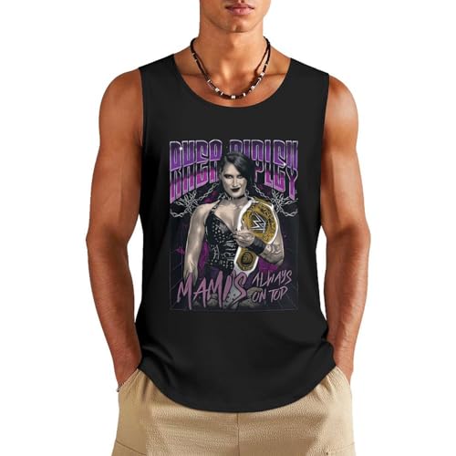 Rhea & Ripley Herren Hawaii Ärmellose Shirts Grafik Coole T-Shirts Sommer Tank Top für Männer Baumwolle T-Shirt, Schwarz , L Rhea & Ripley Herren Hawaii Ärmellose Shirts Grafik Coole T-Shirts Sommer Tank Top für Männer Baumwolle T-Shirt, Schwarz , L von MGDDB