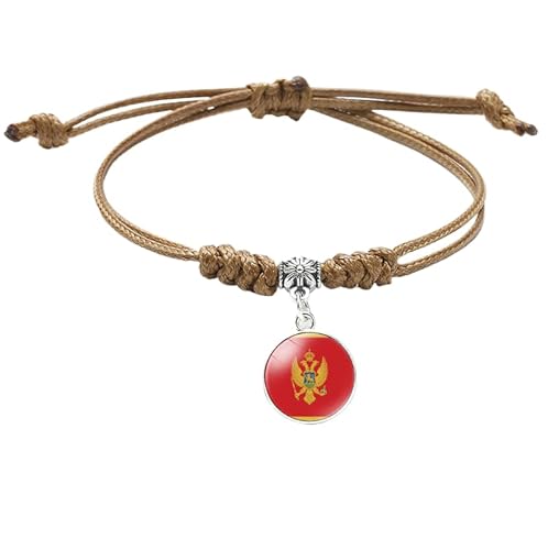 MGDIFYXAA Geflochtenes Armband Mit Der Flagge Montenegros – Verstellbares Armband Mit Fußballliebhaber-Flaggenmuster, Schmuck, Geschenk Für Frauen Und Männer, Khaki, 16 Mm MGDIFYXAA Geflochtenes Armband Mit Der Flagge Montenegros – Verstellbares Armband Mit Fußballliebhaber-Flaggenmuster, Schmuck, Geschenk Für Frauen Und Männer, Khaki, 16 Mm von MGDIFYXAA