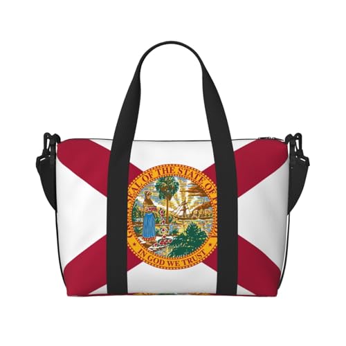 Handtasche mit Florida-Motiv, mit Reißverschluss, Wochenendtasche, Übernachtungstasche, für Damen und Herren, Handgepäck Handtasche mit Florida-Motiv, mit Reißverschluss, Wochenendtasche, Übernachtungstasche, für Damen und Herren, Handgepäck von MGGAklp
