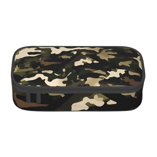 MGGAklp Federmäppchen mit Camouflage-Druck, Schreibwaren mit Reißverschluss, Schulbedarf für Mädchen, Jungen, Büro MGGAklp Federmäppchen mit Camouflage-Druck, Schreibwaren mit Reißverschluss, Schulbedarf für Mädchen, Jungen, Büro von MGGAklp
