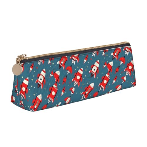 MGGAklp Federmäppchen mit Cartoon-Raketen-Druck, mit Reißverschluss, Bürobedarf, Organizer und Reisen, für Damen und Herren MGGAklp Federmäppchen mit Cartoon-Raketen-Druck, mit Reißverschluss, Bürobedarf, Organizer und Reisen, für Damen und Herren von MGGAklp