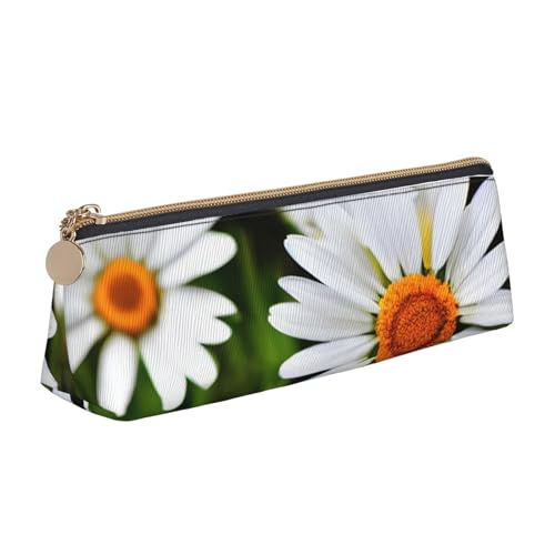 MGGAklp Federmäppchen mit Gänseblümchen-Motiv, mit Reißverschluss, Bürobedarf, Organizer und Reisen, für Damen und Herren, Weiß MGGAklp Federmäppchen mit Gänseblümchen-Motiv, mit Reißverschluss, Bürobedarf, Organizer und Reisen, für Damen und Herren, Weiß von MGGAklp