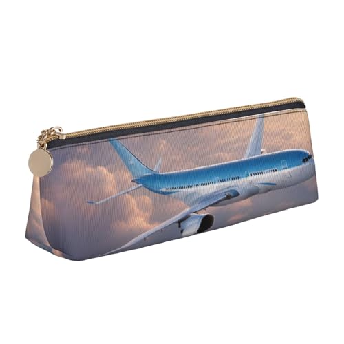 MGGAklp Schönes Federmäppchen mit Himmelsflugzeug-Druck, mit Reißverschluss, Bürobedarf, Organizer und Reisen für Damen und Herren MGGAklp Schönes Federmäppchen mit Himmelsflugzeug-Druck, mit Reißverschluss, Bürobedarf, Organizer und Reisen für Damen und Herren von MGGAklp