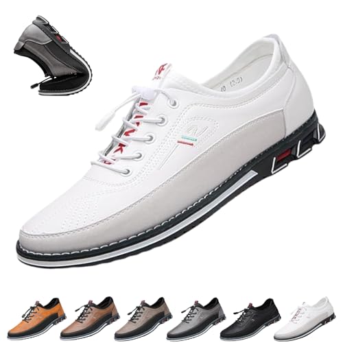 Buybuymen Orthopädische Schuhe, Buybuymen Modische orthopädische Herrenschuhe, verstellbare Schnürschuhe, leicht, formelle Business-Schuhe, Fahren, Arbeiten, Gehen, Party, Oxfords, Leder-Loafer(Weiß,E Buybuymen Orthopädische Schuhe, Buybuymen Modische orthopädische Herrenschuhe, verstellbare Schnürschuhe, leicht, formelle Business-Schuhe, Fahren, Arbeiten, Gehen, Party, Oxfords, Leder-Loafer(Weiß,E von MGHN