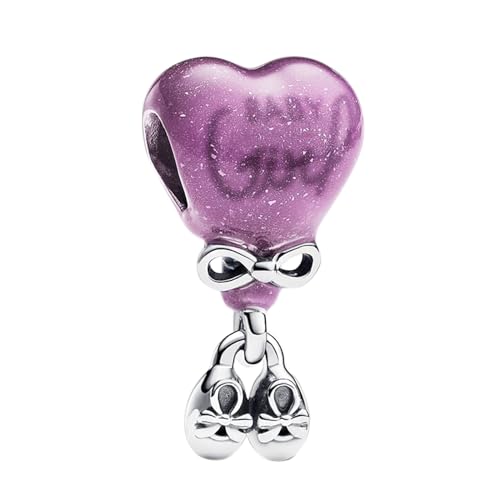 MGIUL Color-changing Gender Reveal Boy Charm Pendant für Armbänder Halsketten 925 Sterling Silber Anhänger Perlen Schmuck Geschenk für Frauen von MGIUL