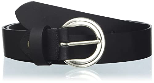 MGM Damen Coloured Basic Gürtel, Schwarz, 90 von MGM