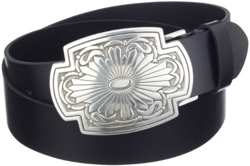 MGM Damen Gürtel 260-1087, Gr. 80, Schwarz (Schwarz) von MGM