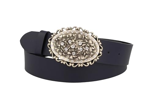 MGM Damen Gürtel 950-1095, Gr. 80, Schwarz (schwarz) von MGM