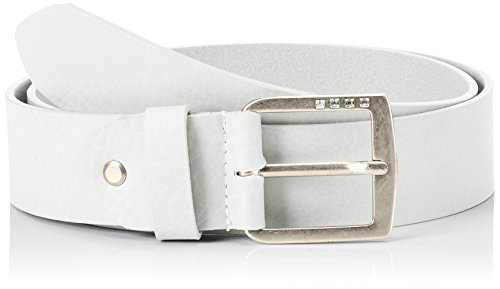 MGM Damen Basic-Strass Gürtel, Weiß (Weiß 07), 85 von MGM