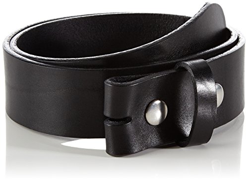 MGM Unisex Druckknopfgürtel Schrumpfleder Gürtel, Schwarz (Schwarz 1), 105 cm von MGM