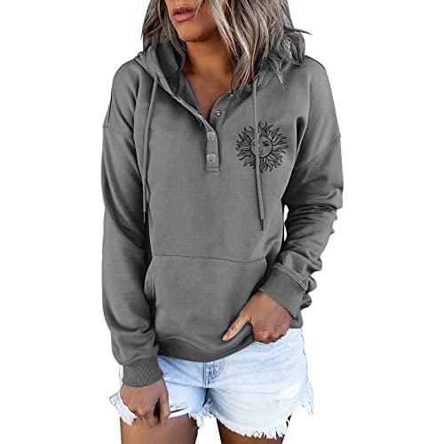 MGSFGlk Rundhals Sweatshirt Hoody Frauen Mit Kapuze Frauen Langarm Sweatshirt Freizeit Sport Langarmshirt Damen Kapuzenpullover Y2K Jacke Damen Pullover Hoodie Teenager Basic Hoodie Oversize Vintage von MGSFGlk