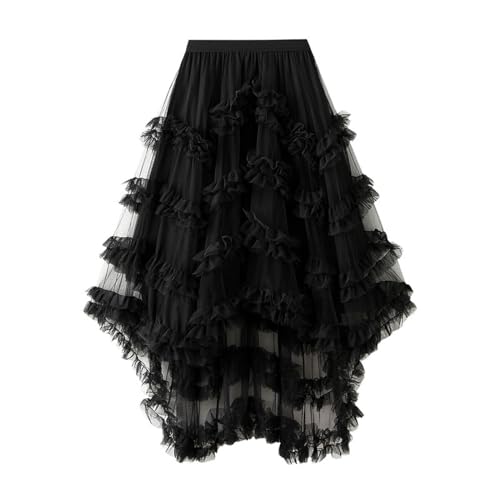 Tütü Rock Damen Ballett Petticoat 3 or 5 Lagen Tutu Röcke 50er Jahre Unterrock Kurz Tanzrock Stretch Rockabilly Mini Skater Dehnbaren Retro Vintage Schick Kleid Ballett Petticoat Minirock von MGSFGlk