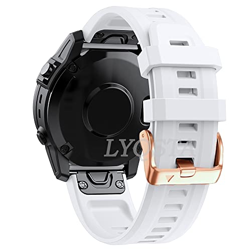 MGTCAR Correa Ersatzarmband für Smartwatch Garmin Fenix 7S 6S 6S Pro 5S 5SPlus, Silikon, 20 mm, Schnellverschluss-Armband, 20mm Fenix 6S 6SPro, Achat von MGTCAR