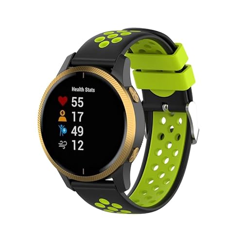 MGTCAR Silikon-Armband für Garmin Venu Uhrenarmband für Garmin Vivoactive 4S Vivoactive 4 Smartwatch, 18, 20, 22 mm, 18mm Vivoactive 4S, Achat von MGTCAR