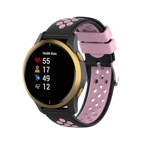 MGTCAR Silikon-Armband für Garmin Venu Uhrenarmband für Garmin Vivoactive 4S Vivoactive 4 Smartwatch, 18, 20, 22 mm, 22mm Vivoactive 4, Achat von MGTCAR