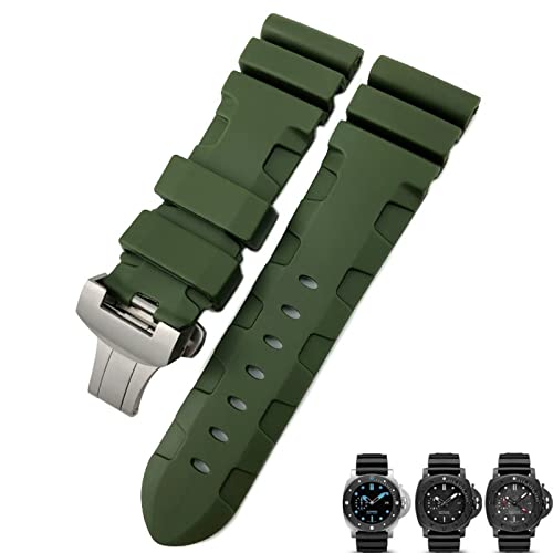 MGTCAR Uhrenarmband für Panerai Submersible Luminor PAM Uhrenarmband aus Naturgummi, 24 mm, Schwarz / Blau / Rot / Orange, 24 mm, Achat MGTCAR Uhrenarmband für Panerai Submersible Luminor PAM Uhrenarmband aus Naturgummi, 24 mm, Schwarz / Blau / Rot / Orange, 24 mm, Achat von MGTCAR