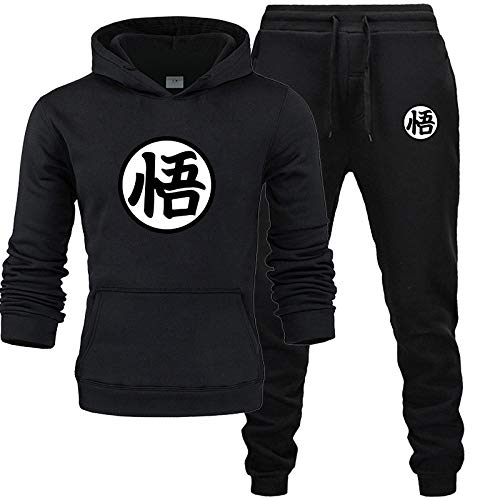 Son Goku t Shirt Cosplay Trainingsanzug Herren Hoodie Anzug Herbst Winter lässig sportbekleidung Mode schwarz L von MGTUPK