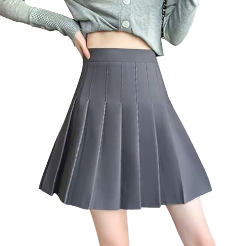 MGizo DtiSpectrum Faltenrock Für Damen Mit Hoher Taille, Einfarbig, A-Linie, Skater, Tennis, Schuluniform, Röcke Mit Weichem Futter MGizo DtiSpectrum Faltenrock Für Damen Mit Hoher Taille, Einfarbig, A-Linie, Skater, Tennis, Schuluniform, Röcke Mit Weichem Futter von MGizo DtiSpectrum