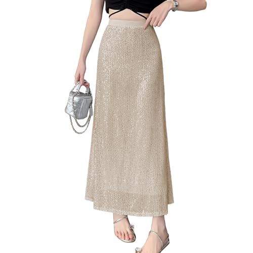 MGizo DtiSpectrum Gonna Lunga da Donna in Tulle Gonna Tutu Elegante Con Cielo Stellato Gonne Donne Vita Alta a Strati Con Paillettes Principessa von MGizo DtiSpectrum