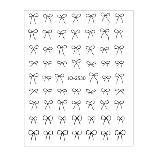 3d Bowknot Art Sticker Französisch Selbstklebende Nagelkunst Aufkleber Aufkleber Abziehbilder Nagelkunstzubehör Für Frauen von MHADBKH